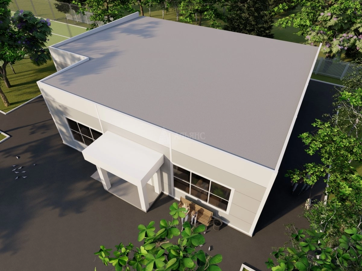 3D визуализация Магазин из сэндвич-панелей - фото 5