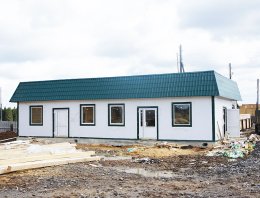 Столовая из сэндвич-панелей, построенная компанией Альянс - Столовая, г.Омутнинск, Кировская обл