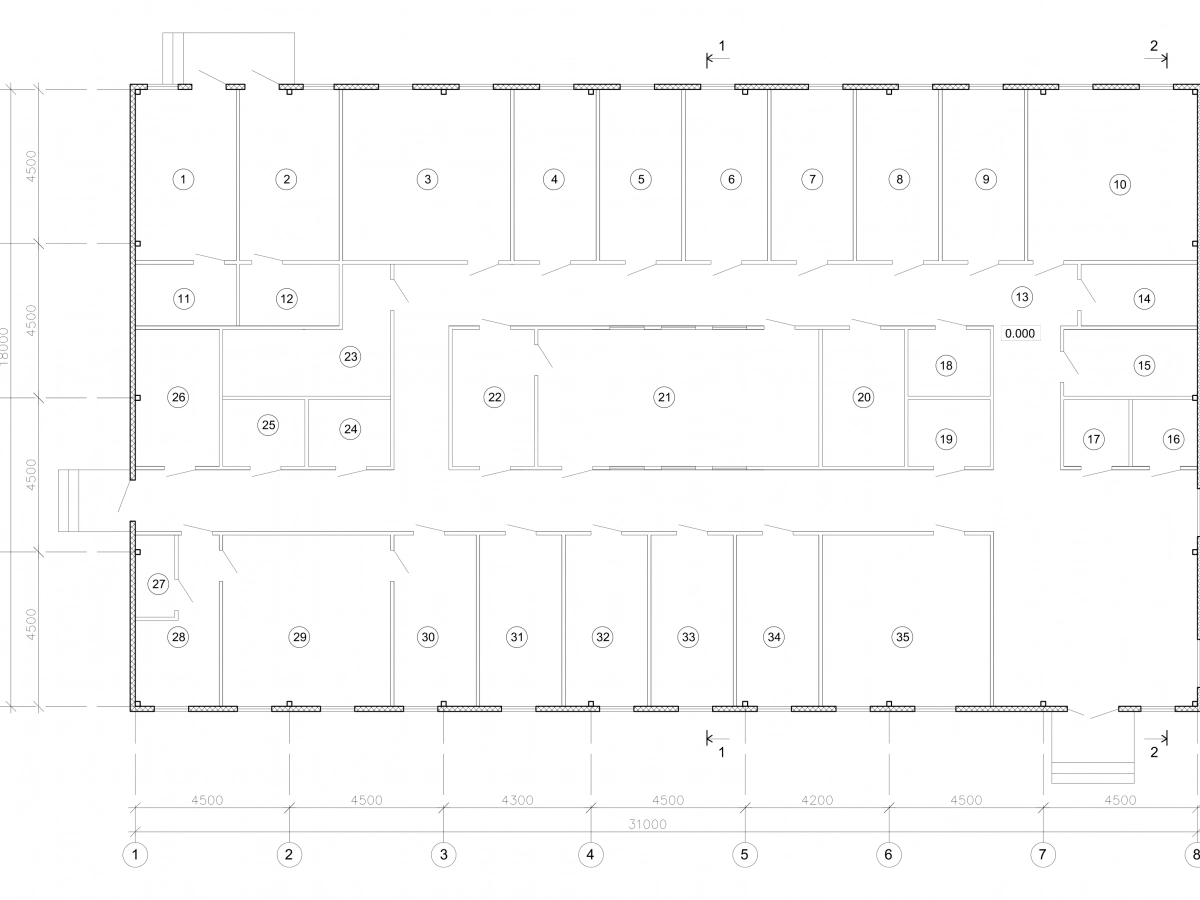 3D визуализация Офисное здание из сэндвич-панелей - фото 5